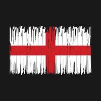 England-Flagge-Pinsel vektor