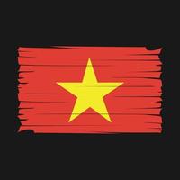 vietnam flagga vektor