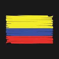 colombia flagga vektor