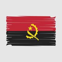 Angola Flaggenvektor vektor