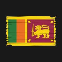 sri lanka flagga vektor