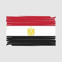 Egyptens flagga vektor