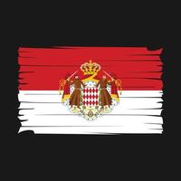 monaco flagge vektor