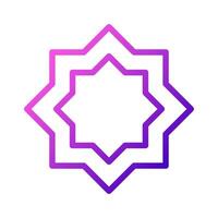 Dekoration Symbol lila Rosa Stil Ramadan Illustration Vektor Element und Symbol perfekt.