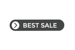 Beste Verkauf Taste vectors.sign Etikette Rede Blase Beste Verkauf vektor