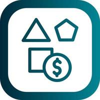 Spiel Geld Vektor Symbol Design