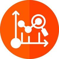 Predictive Analytics-Vektor-Icon-Design vektor