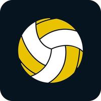 Volleyball-Vektor-Icon-Design vektor