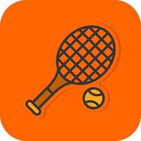 Tennis-Vektor-Icon-Design vektor