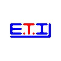 eti Brief Logo kreativ Design mit Vektor Grafik, eti einfach und modern Logo.