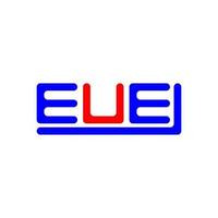 eue Brief Logo kreativ Design mit Vektor Grafik, eue einfach und modern Logo.