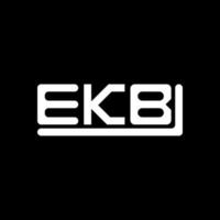 ekb brev logotyp kreativ design med vektor grafisk, ekb enkel och modern logotyp.