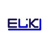 Elch Brief Logo kreativ Design mit Vektor Grafik, Elch einfach und modern Logo.