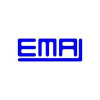 ema brev logotyp kreativ design med vektor grafisk, ema enkel och modern logotyp.