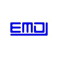 emd brev logotyp kreativ design med vektor grafisk, emd enkel och modern logotyp.