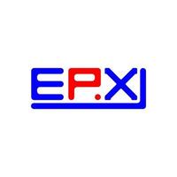 epx brev logotyp kreativ design med vektor grafisk, epx enkel och modern logotyp.