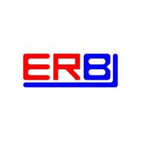 erb Brief Logo kreativ Design mit Vektor Grafik, erb einfach und modern Logo.