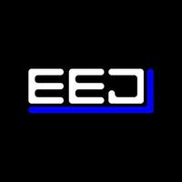 eej Brief Logo kreativ Design mit Vektor Grafik, eej einfach und modern Logo.