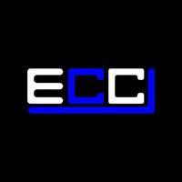 Ecc Brief Logo kreativ Design mit Vektor Grafik, Ecc einfach und modern Logo.