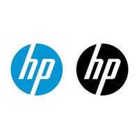 hp logotyp vektor, hp ikon fri vektor