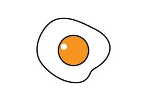 färsk ägg logotyp design, vektor design begrepp