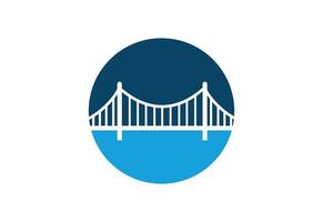 kreativ abstrakt Brücke Logo Design, Vektor Design Vorlage