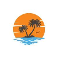 Palm Beach-Logo vektor