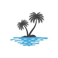 palm beach logotyp vektor