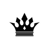 Krone Symbol Design Vektor
