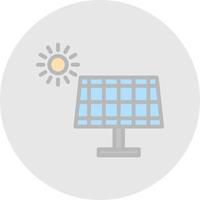 Solarpanel-Vektor-Icon-Design vektor