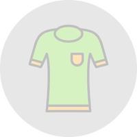 Fußballtrikot-Vektor-Icon-Design vektor