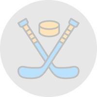 Eishockey-Vektor-Icon-Design vektor