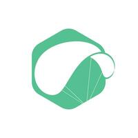 Fallschirm-Logo-Design. Symbol für den Luftballon der Lieferung. Vektorsymbol für Unternehmen. vektor