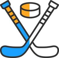 Eishockey-Vektor-Icon-Design vektor