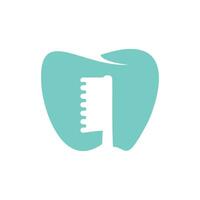 Dental Gesundheit Klinik Bedienung Vektor Logo Design. Dental Klinik und Gesundheit Produkte Logo unterzeichnen.