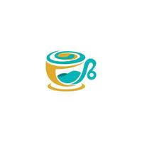 Kaffee Tasse Logo Design, Kaffee Logo vektor