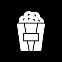 Popcorn-Vektor-Icon-Design vektor