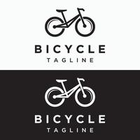 cykel geometrisk mall logotyp kreativ design isolerat bakgrund.racing cykel, konkurrens, sport. vektor