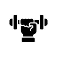 Fitness Symbol zum Ihre Webseite Design, Logo, Anwendung, ui. vektor