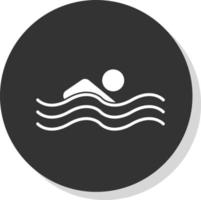 Schwimmen Person Vektor Icon Design