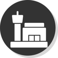 Flughafen-Vektor-Icon-Design vektor