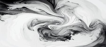 marmor panorama- textur, färgrik svart och vit grå marmor yta, böjd rader, ljus abstrakt bakgrund design - vektor