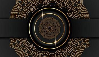 islamisch Luxus Hintergrund mit Mandala vektor