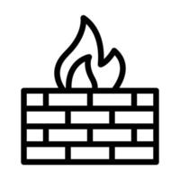 Firewall-Icon-Design vektor