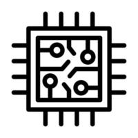 Chip-Icon-Design vektor