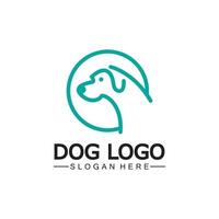 Hund Logo und Symbol Design Vektor Illustration