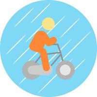 Radfahren Person Vektor Icon Design