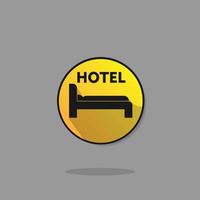 hotell logotyp vektor