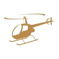 Hubschrauber Symbol Logo Design vektor