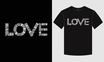 T-Shirt-Design zum Valentinstag vektor